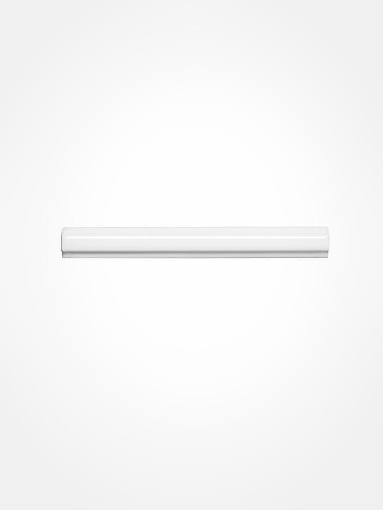 Listello tile, white