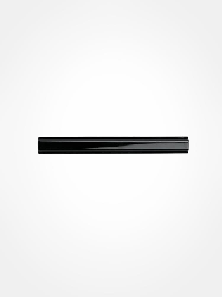Listello tile, black